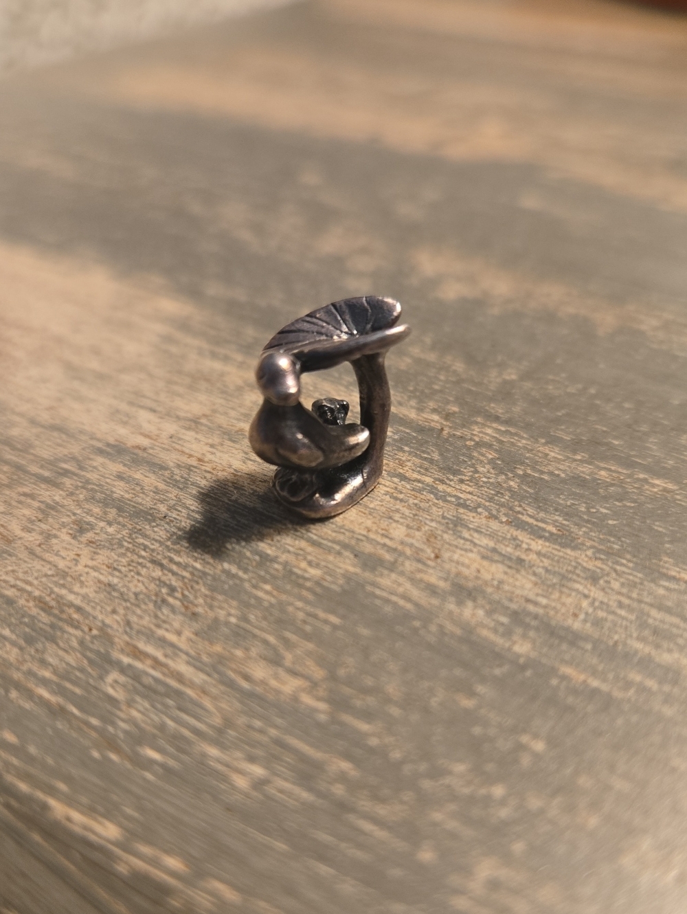 Trollbeads Silver  Duckling and Leaf Charm